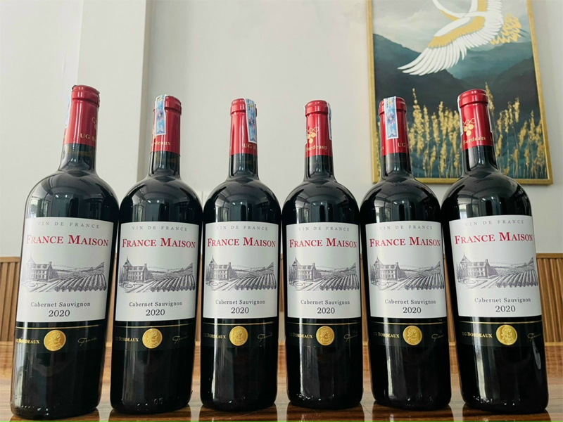 rượu vang pháp france maison