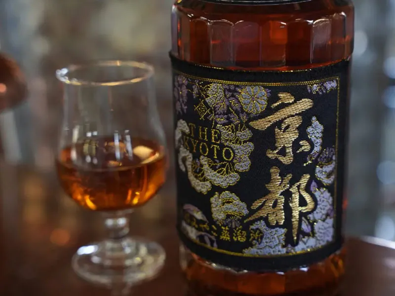 rượu whiskey kyoto nishijin ori kuro obi black rượu whiskey kyoto nishijin ori kuro obi black