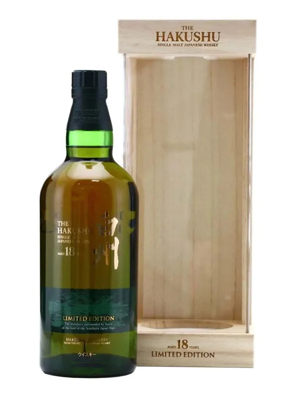 rượu whisky hakushu 18 năm limited edition rượu whisky hakushu 18 năm limited edition