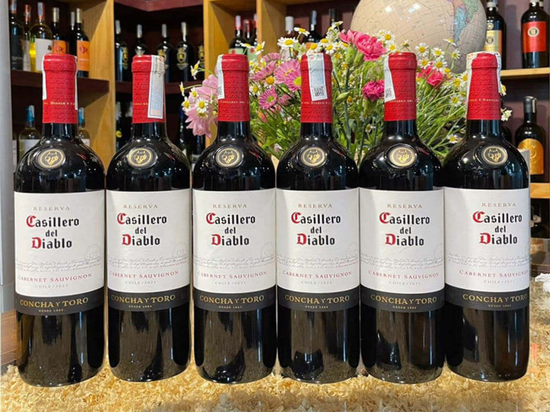 rượu casillero del diablo cabernet sauvignon