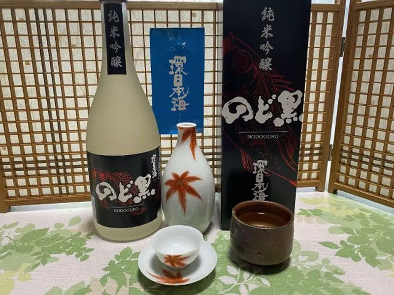 rượu sake kannihonkai nodoguro junmai ginjo rượu sake kannihonkai nodoguro junmai ginjo