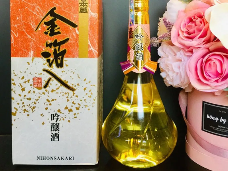 rượu sake nihonsakari kinpakuiri ginjo rượu sake nihonsakari kinpakuiri ginjo