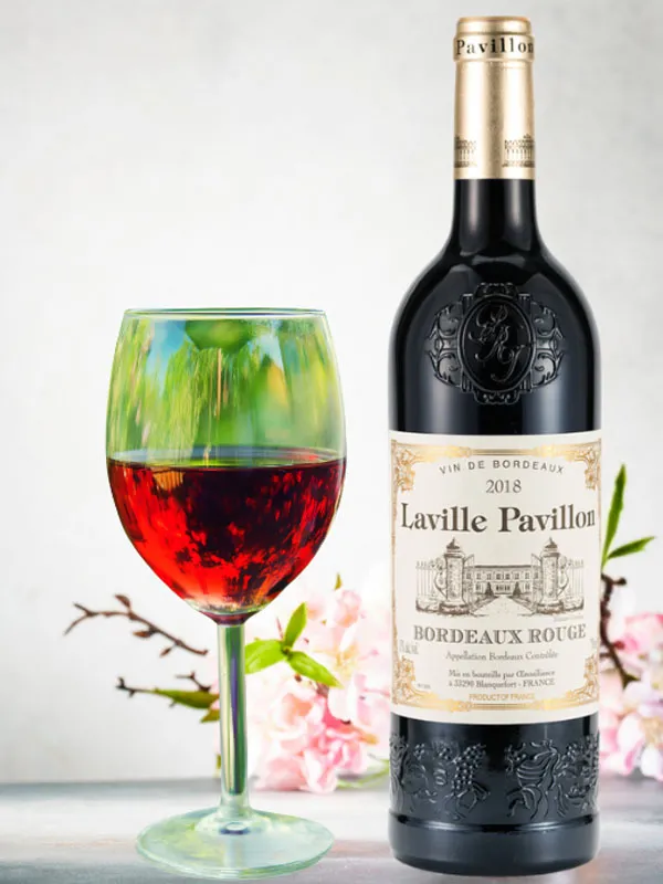 rượu vang đỏ laville pavillon bordeaux rouge
