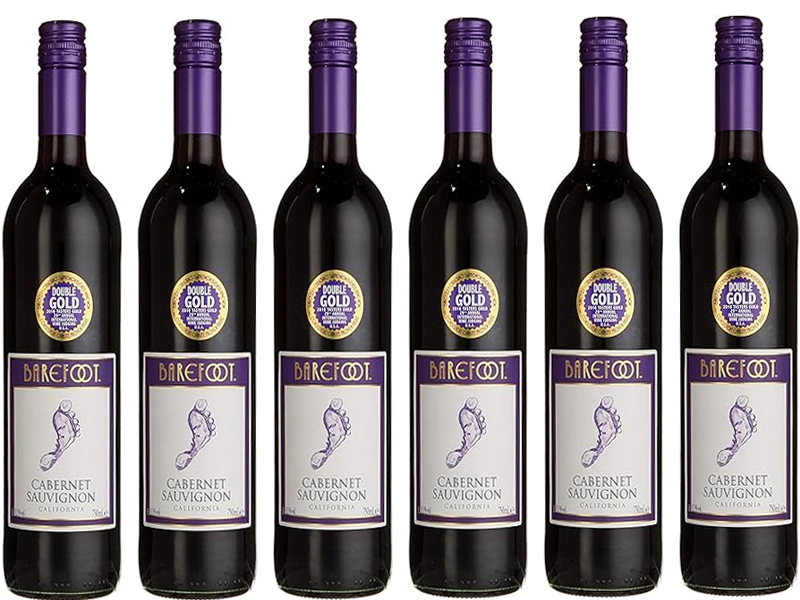 rượu vang mỹ  barefoot cabernet sauvignon