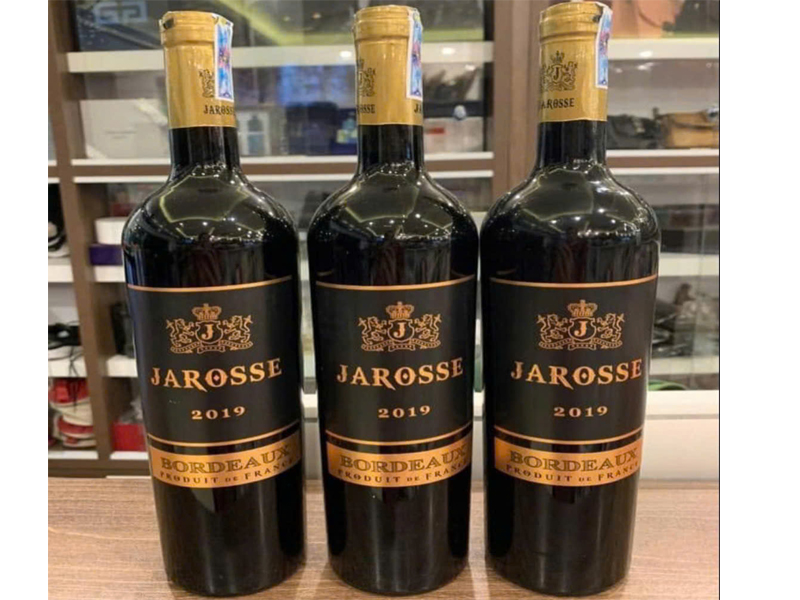 rượu vang pháp jarosse bordeaux