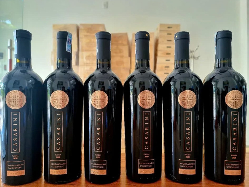 rượu vang ý casarini negroamaro