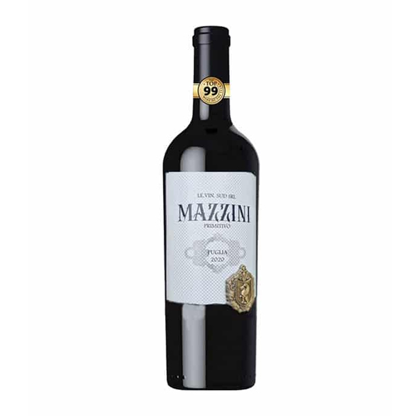 rượu vang ý mazzini primitivo puglia
