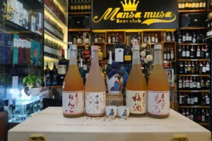 Combo 4 chai rượu mùi aragoshi