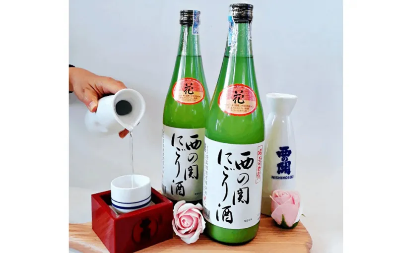 combo 4 chai rượu sake nigori 720ml