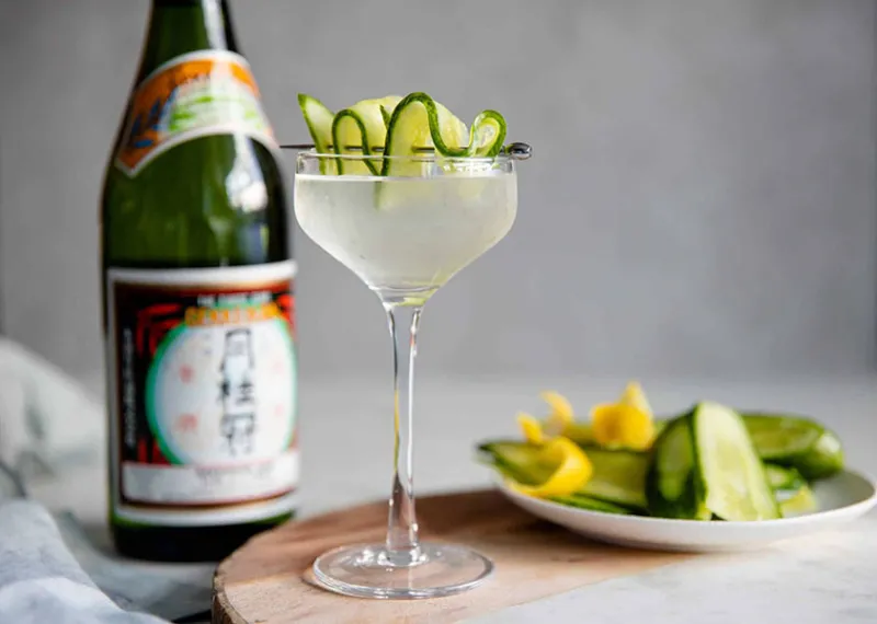 combo sake mojito nhật bản