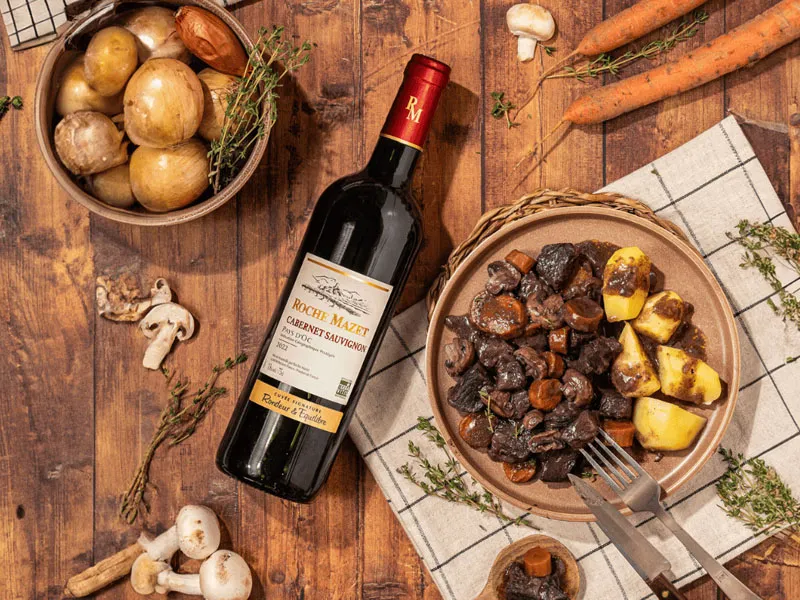 rượu vang pháp roche mazet vin de pays d'oc cabernet sauvignon