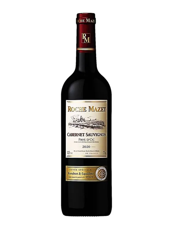 rượu vang pháp roche mazet vin de pays d'oc cabernet sauvignon