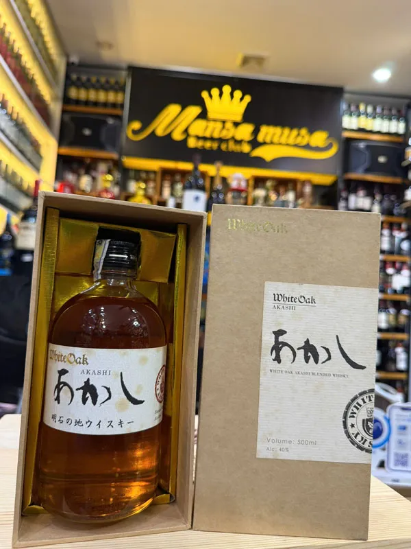 rượu whisky nhật akashi white oak