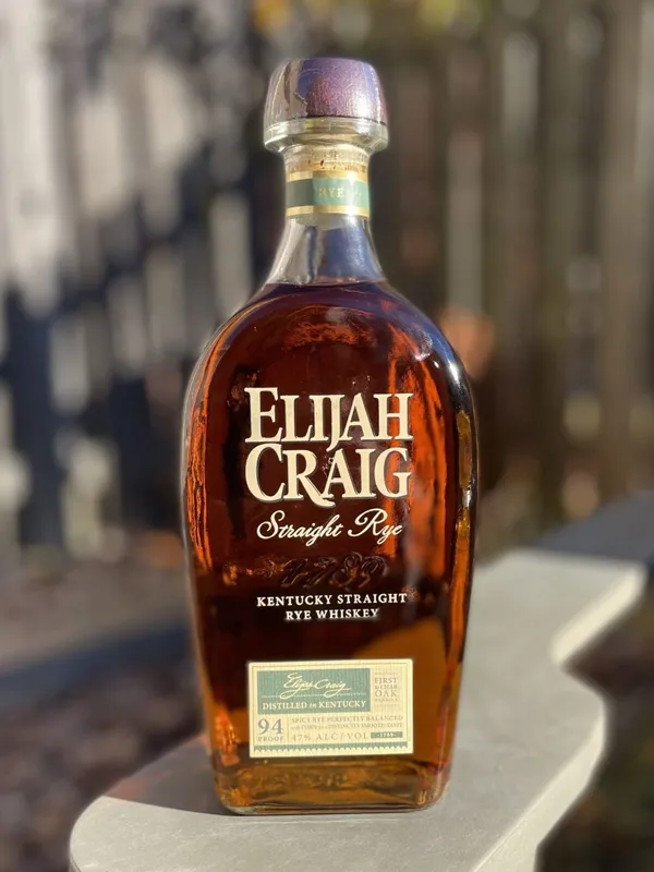 elijah craig rye