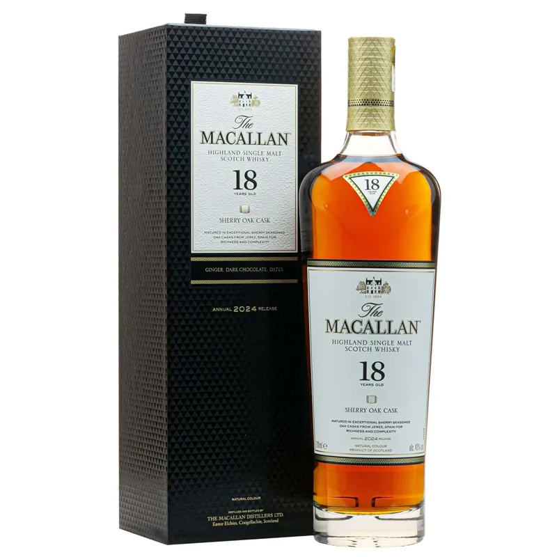 macallan 18 năm - sherry oak 2024