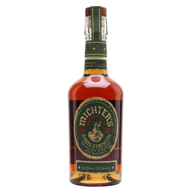 michter's us*1 limited release barrel strength rye whiskey