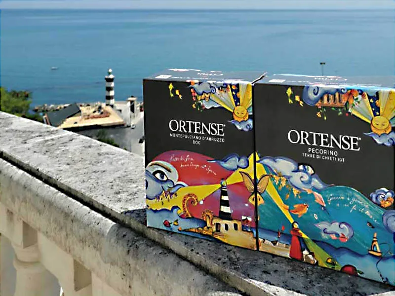 rượu vang bịch ý ortense primitivo 2250ml