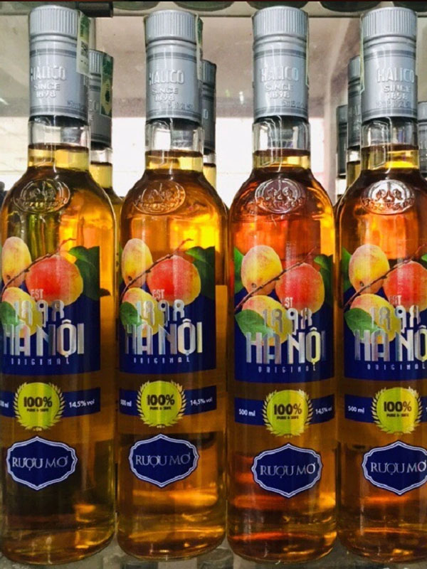 rượu mơ hà nội 1898 500ml/14.5%v