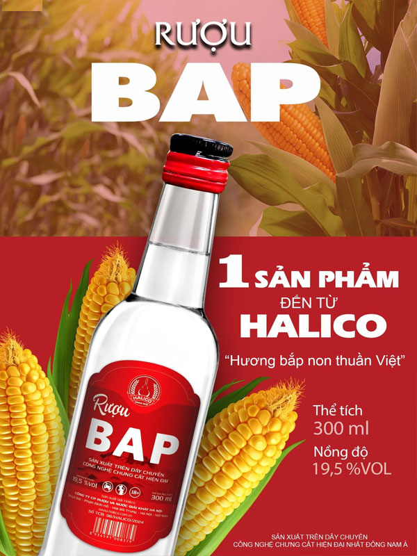 rượu bap 300ml 19.5%vol