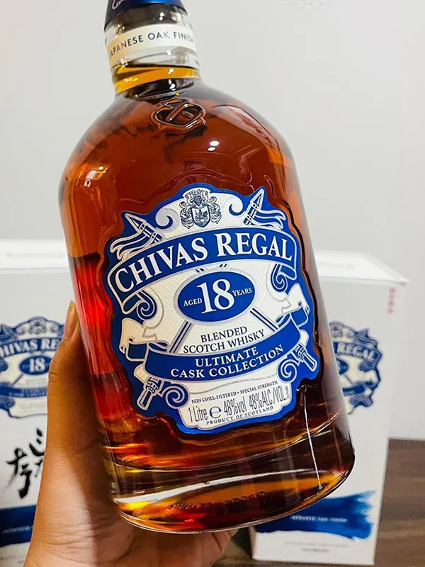 chivas 18 năm japanese oak cask