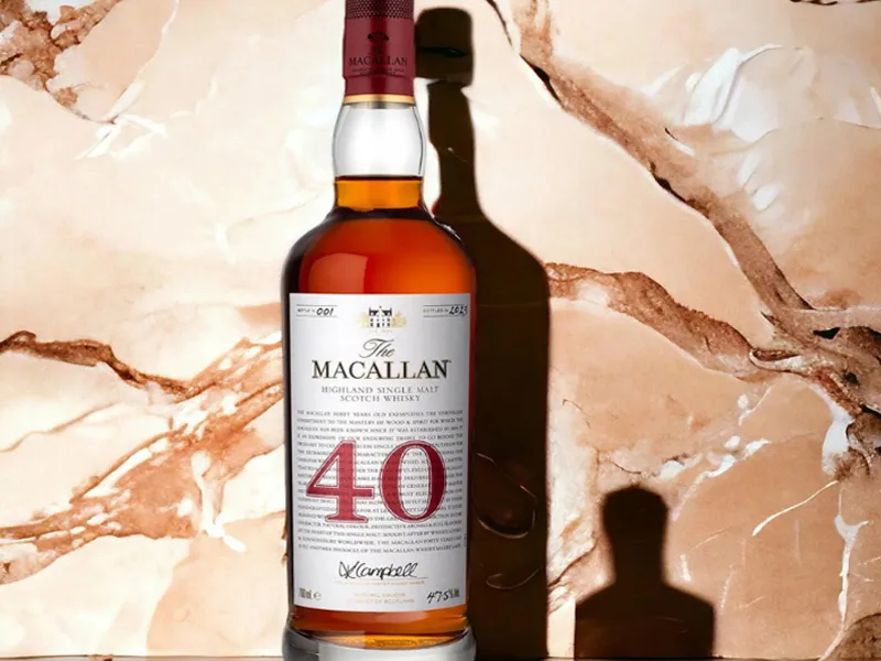 macallan 40 năm - the red collection