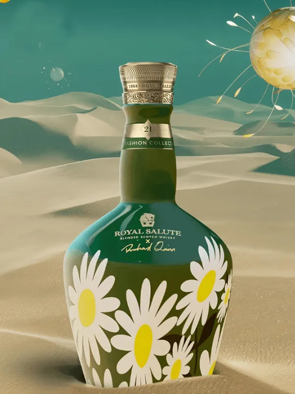 royal salute 21 năm - richard quinn daisy edition II