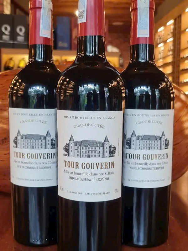 rượu vang vdce tour gouverin