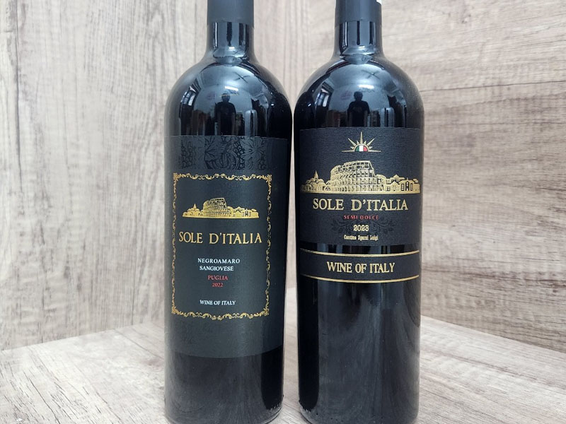 rượu vang sole d'italia ngọt