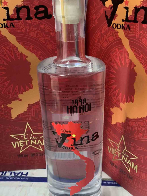 rượu vina vodka 500ml 39.5%