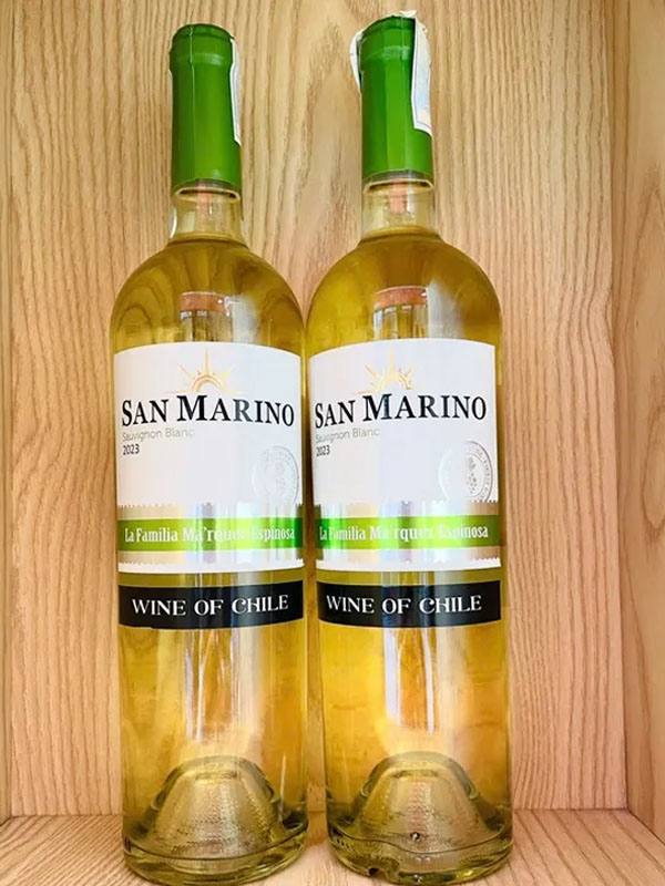 vang chile trắng san marino sauvignon blanc