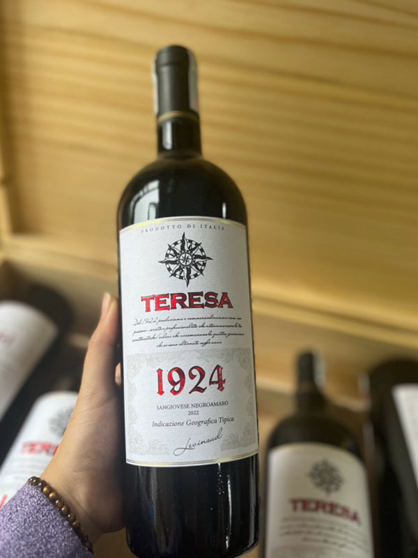 vang đỏ ý teresa 1924 negroamaro