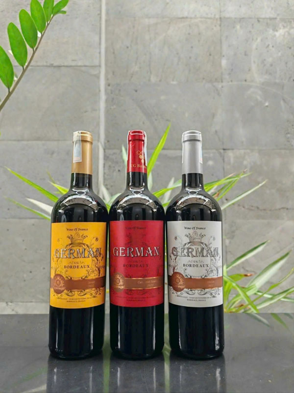 vang pháp german bordeaux cabernet sauvignon