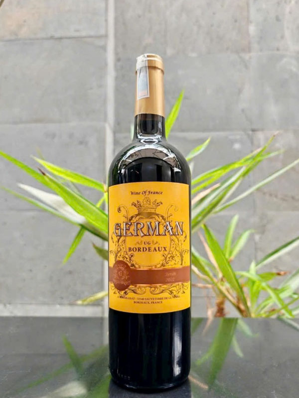 vang pháp german bordeaux cabernet sauvignon