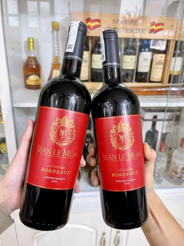 vang pháp jean le moal bordeaux cabernet sauvignon