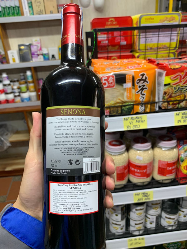 vang tây ban nha senona