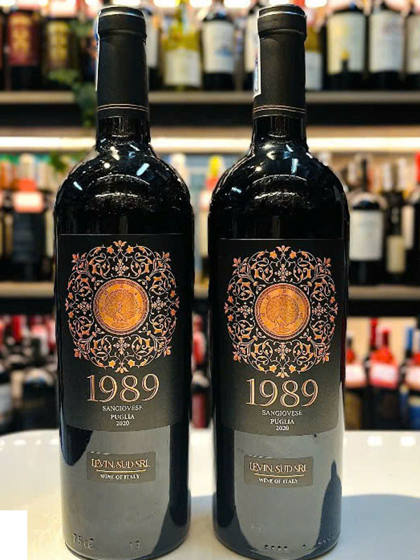 vang ý 1989 sangiovese puglia